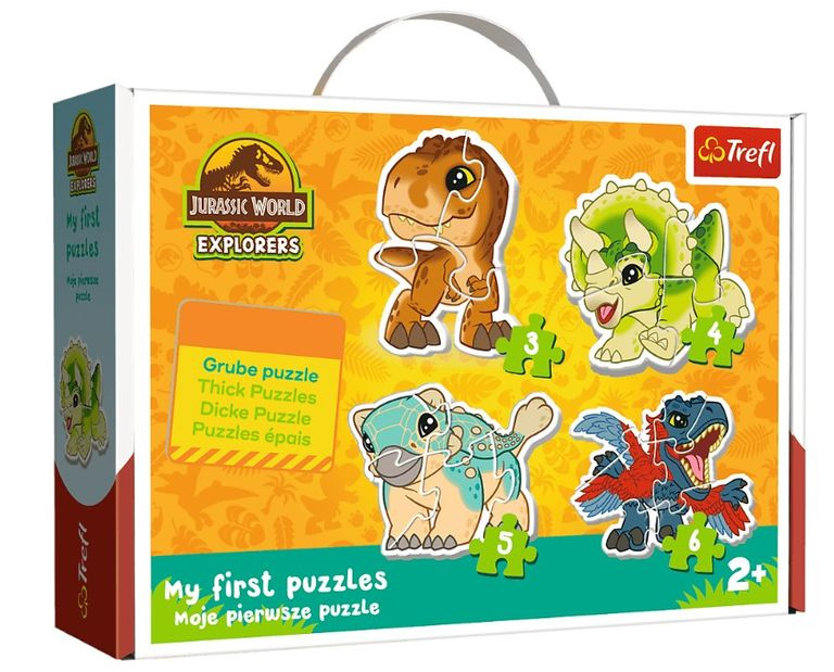 Puzzle pro nejmenší – roztomilí dinosauři JURASSIC WORLD Trefl