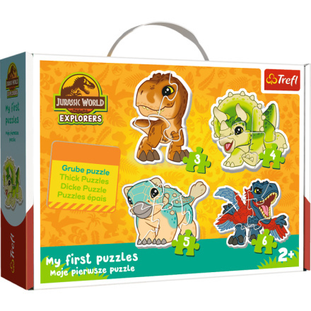 Puzzle pro nejmenší – roztomilí dinosauři JURASSIC WORLD Trefl