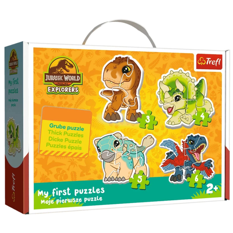 Puzzle pro nejmenší – roztomilí dinosauři JURASSIC WORLD Trefl