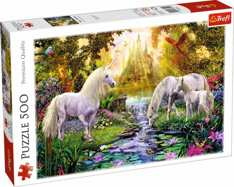 TREFL Puzzle Jednorožci 500 dílků