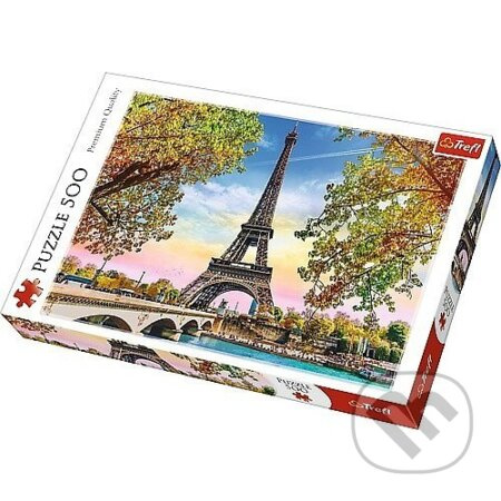 Trefl Romantická Paříž 48 x 34 cm v krabici 40 x 26,5 x 4,5 cm 500 dílků