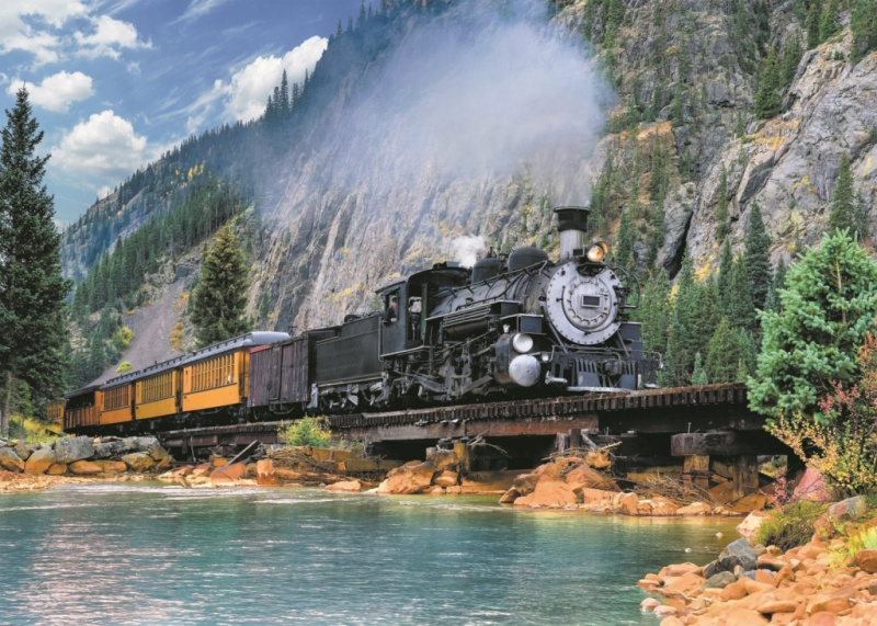 Trefl Horský déšť 48 x 34 cm v krabici 40 x 26,5 x 4,5 cm 500 dílků