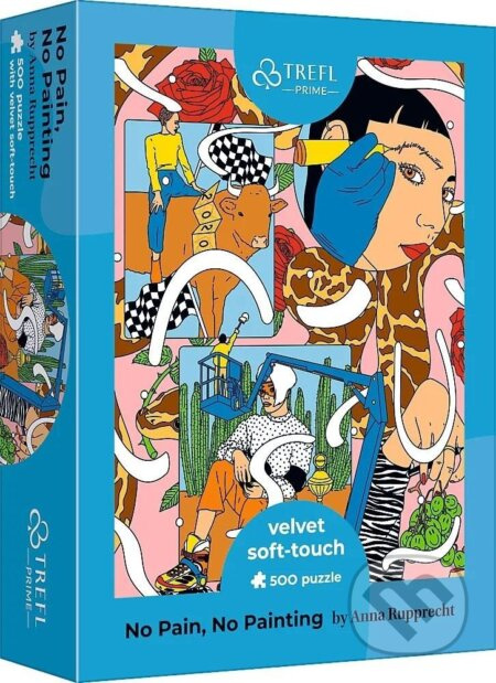 Puzzle 500 prvků UFT VELVET Žádná bolest, žádné malování