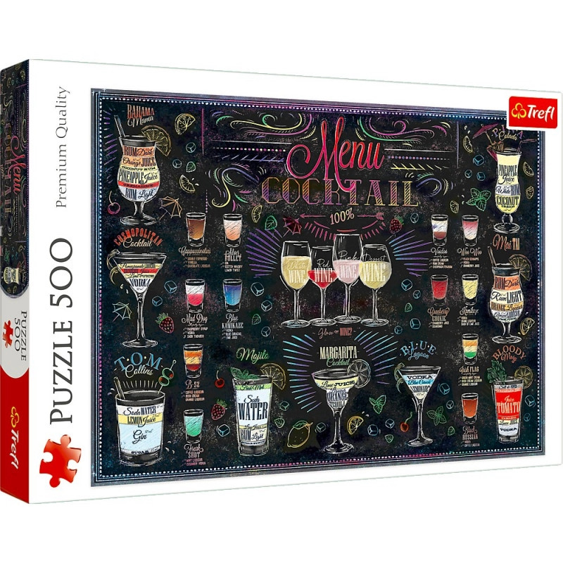 Trefl Puzzle 500 - Cocktail Menu
