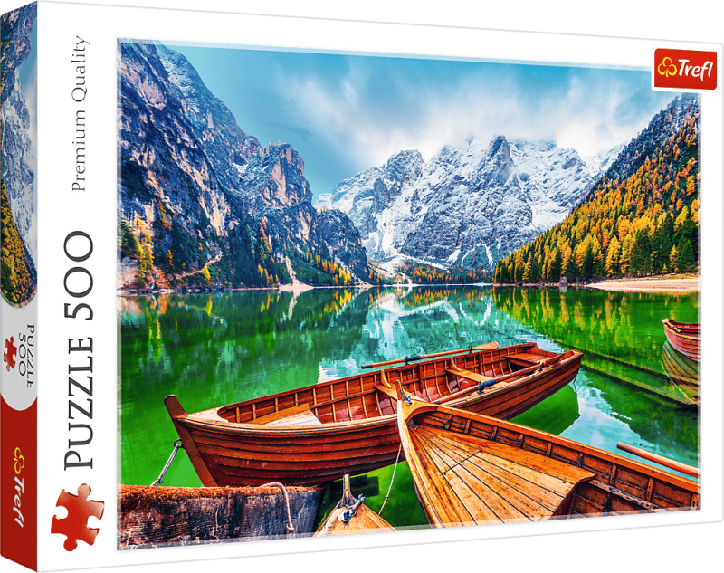 TREFL Jezero Braies Itálie 500 dílků