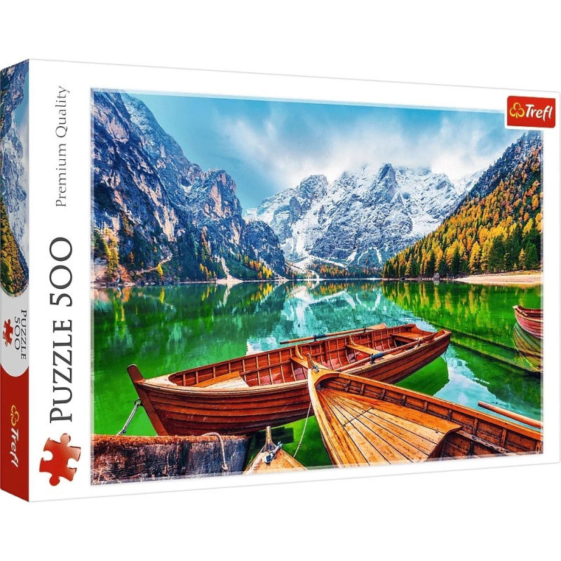 TREFL Jezero Braies Itálie 500 dílků