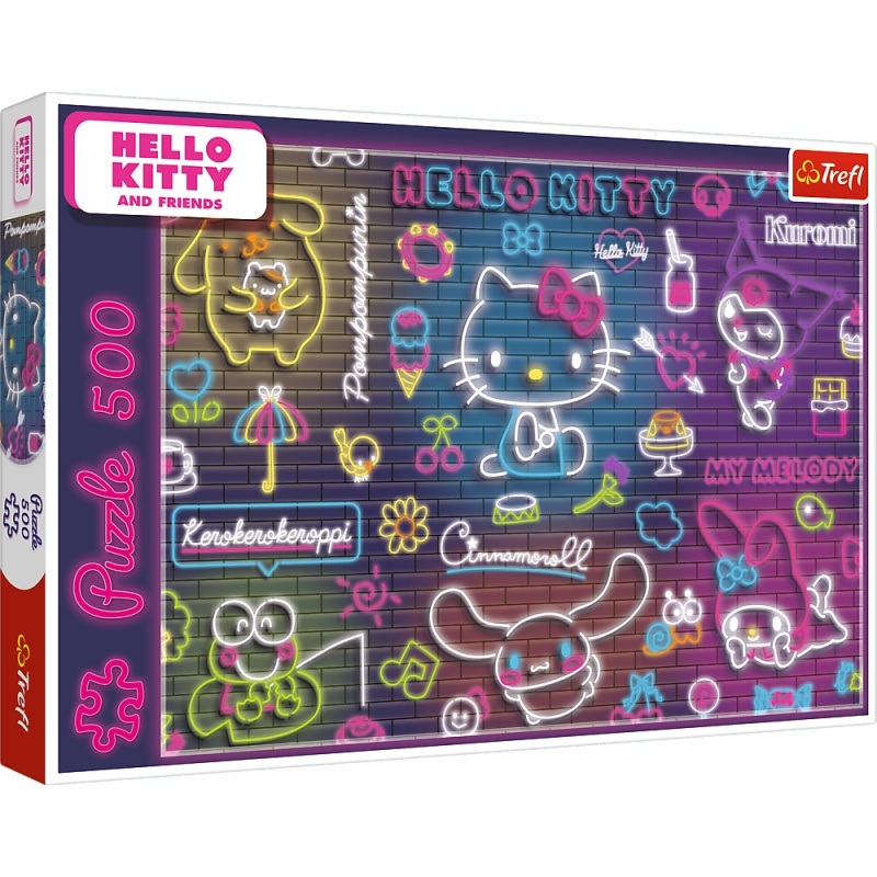 Puzzle Neon Hello Kitty 500 dílků