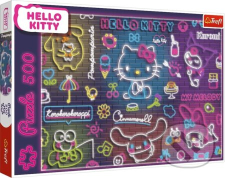 Puzzle Neon Hello Kitty 500 dílků