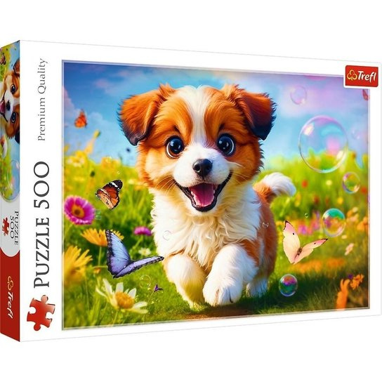 Puzzle Wesoły pejsek 500 dílků