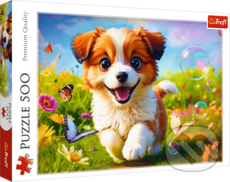 Puzzle Wesoły pejsek 500 dílků