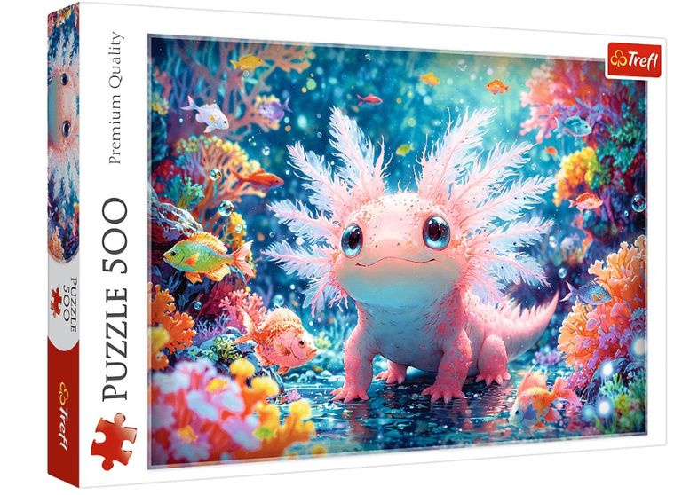 Puzzle 500 dílků – axolotl Trefl
