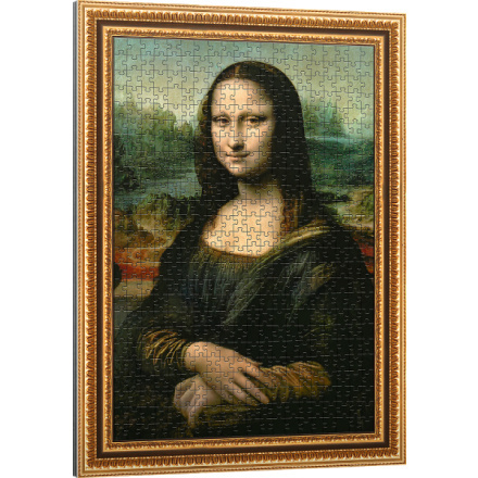 Puzzle Mona Lisa 500 dílků s rámem od TREFL