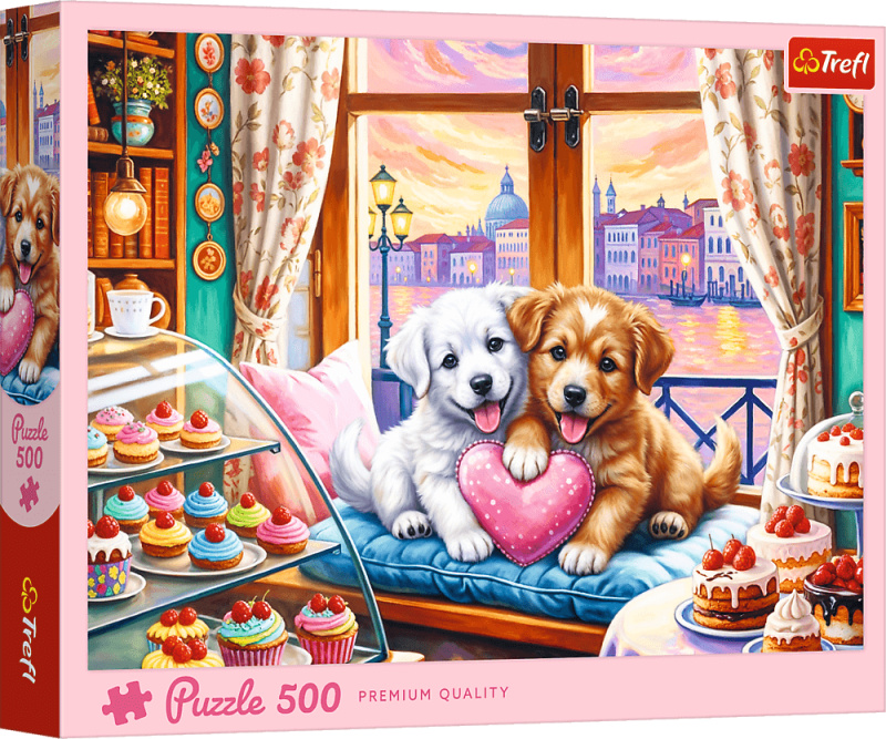 Puzzle 500 Štěněcí láska
