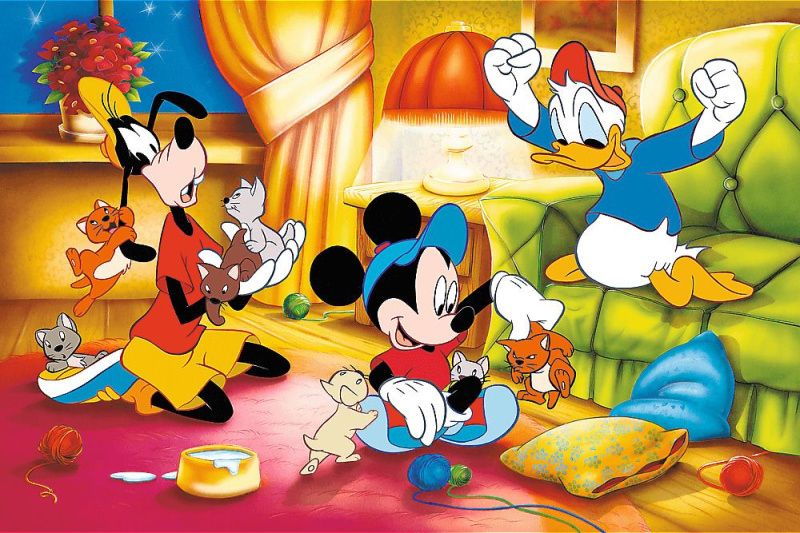 Trefl Puzzle Disney: Mickey Mouse a přátelé 600 dílků