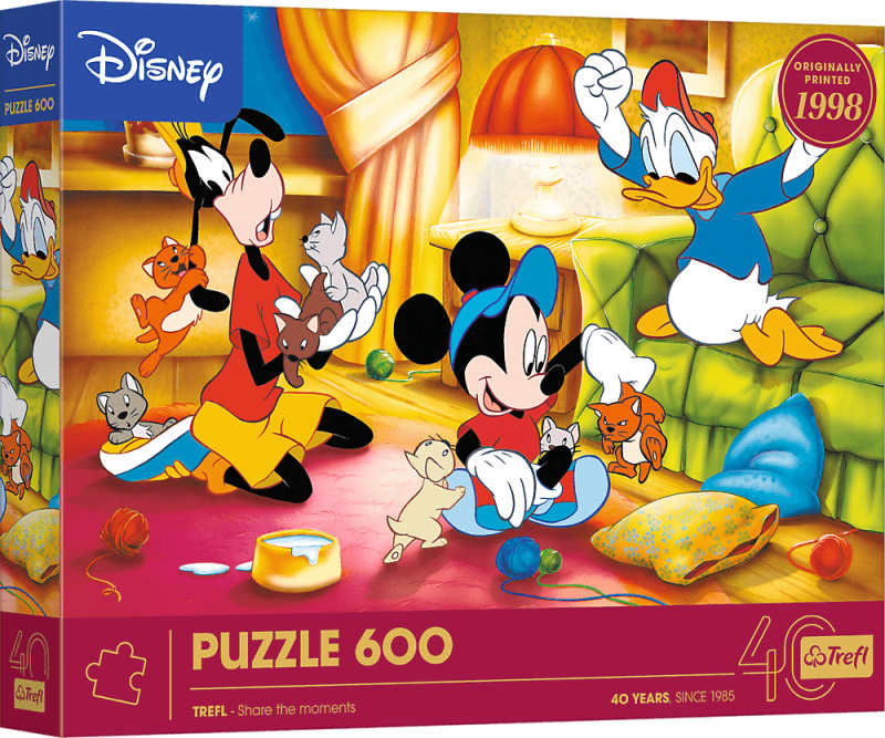 Trefl Puzzle Disney: Mickey Mouse a přátelé 600 dílků