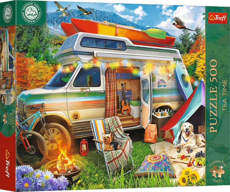 Puzzle Čajový Čas - Karavan 500 Dílů