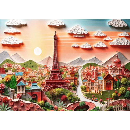 Puzzle Trefl Paper Art: Paříž 1000 dílků