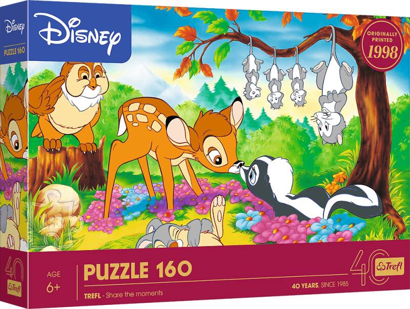 Puzzle Bambi a lesní přátelé 160 dílků