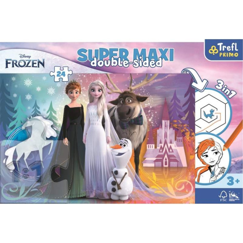 Trefl Puzzle Ledové království super maxi 24 dílků - oboustranné Matyska a.s.