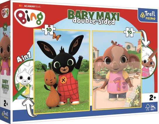 Oboustranné puzzle Králíček Bing BABY MAXI