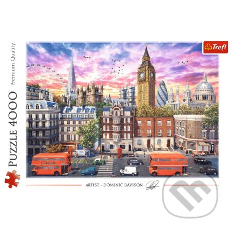 Puzzle 4000 dílků Procházka Londýnem