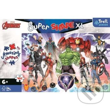 TREFL Super Shape XL Avengers 160 dílků