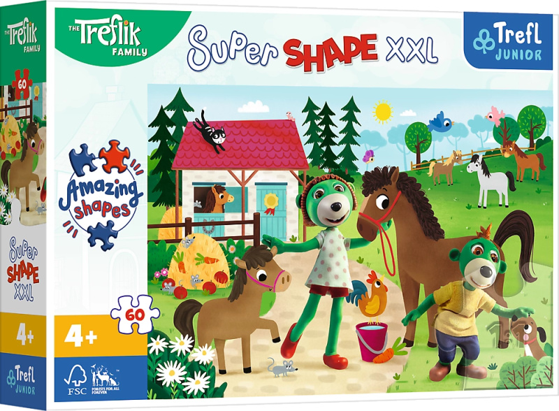 Super Puzzle XXL Treflíci na farmě