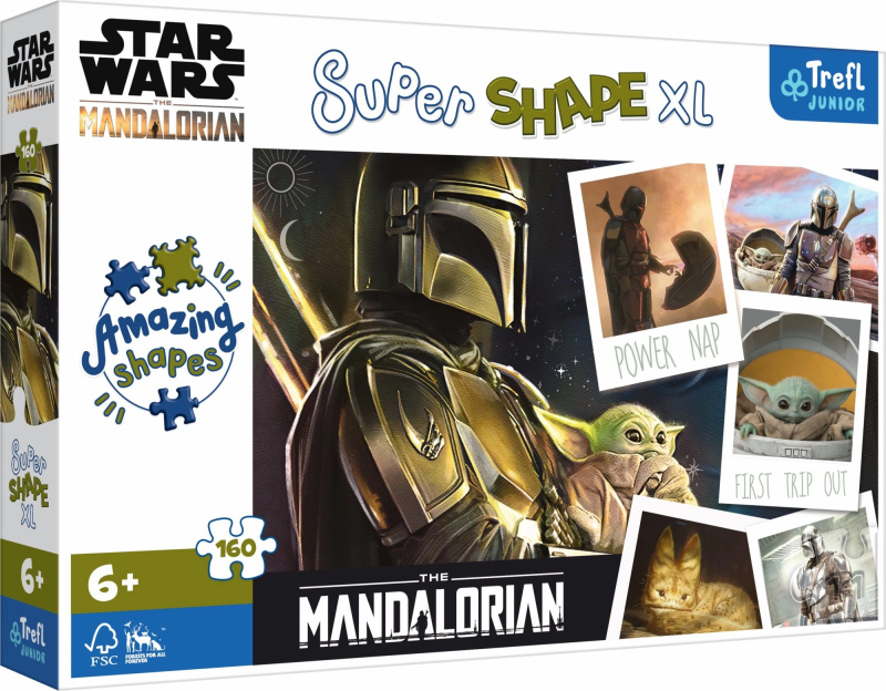 TREFL Super Shape XL Star Wars: Mandalorian 160 dílků