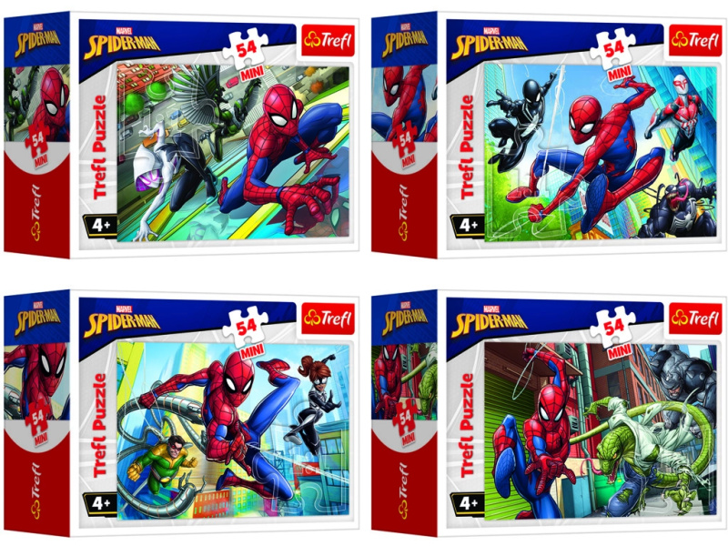 Trefl Spiderman: Připraveni k boji 54 dílků
