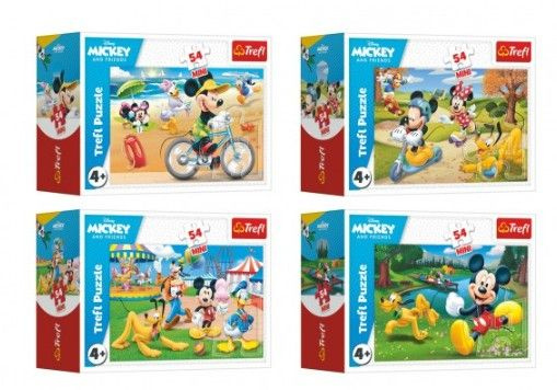 TREFL Displej Mickey Mouse Kouzelný den 54 dílků 40 dílků
