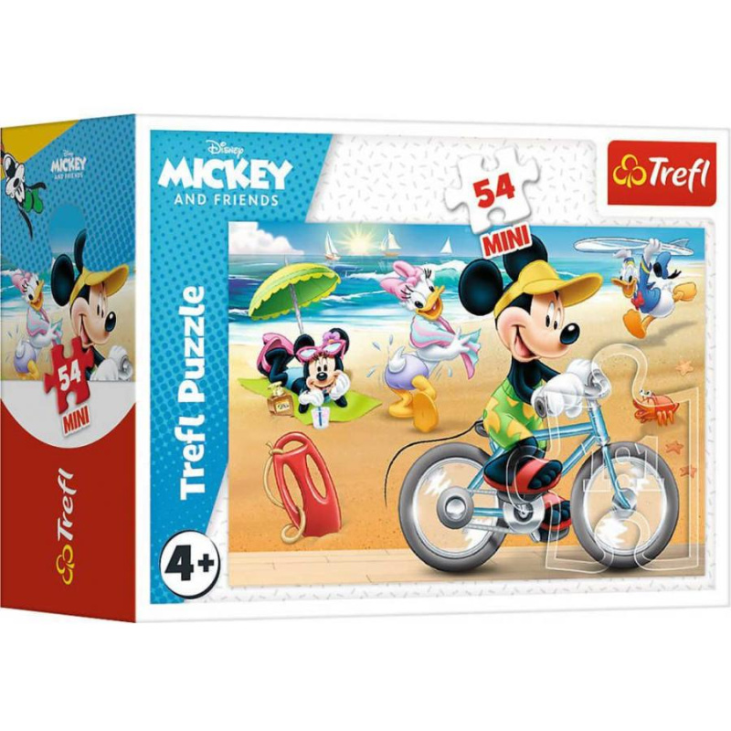 TREFL Displej Mickey Mouse Kouzelný den 54 dílků 40 dílků