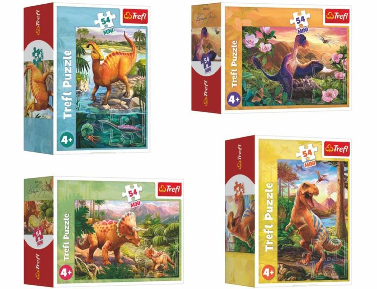 TREFL Displej Úžasní dinosauři 54 dílků 40 kusů