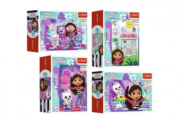 Trefl Mini S Gabby je vždycky zábava / Universal Gabby's Dollhouse 54 dílků