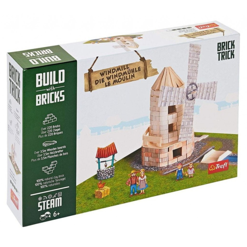 Brick trick větrný mlýn, trefl