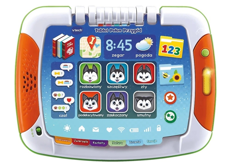 VTech interaktivní tablet plný dobrodružství pro děti 2–5 let (PL verze)