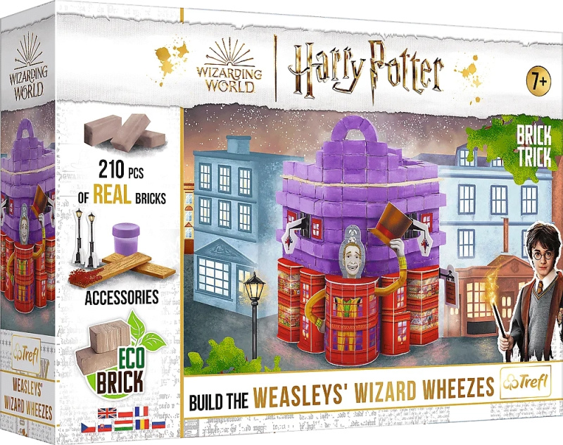 TREFL BRICK TRICK Harry Potter: Weasleyho kouzelnické žertíky M 210 dílů