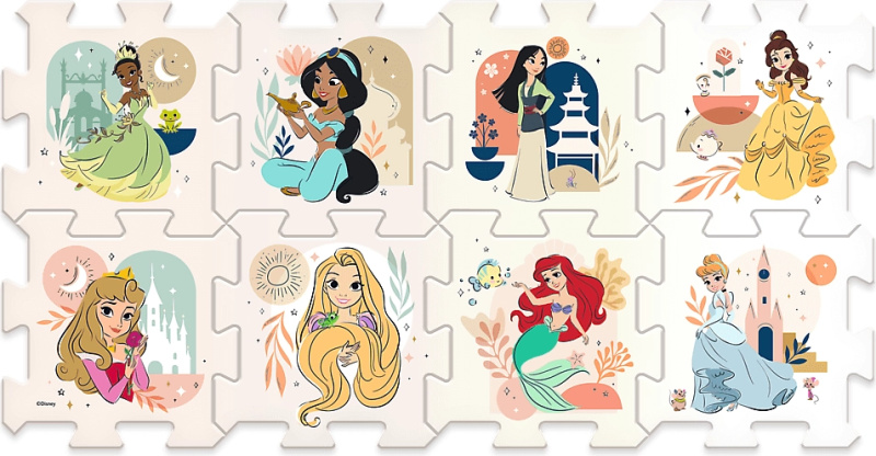 Pěnové puzzle Disney princezny