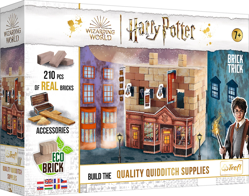 TREFL BRICK TRICK Harry Potter: Prvotřídní potřeby pro famfrpál M 210 dílů