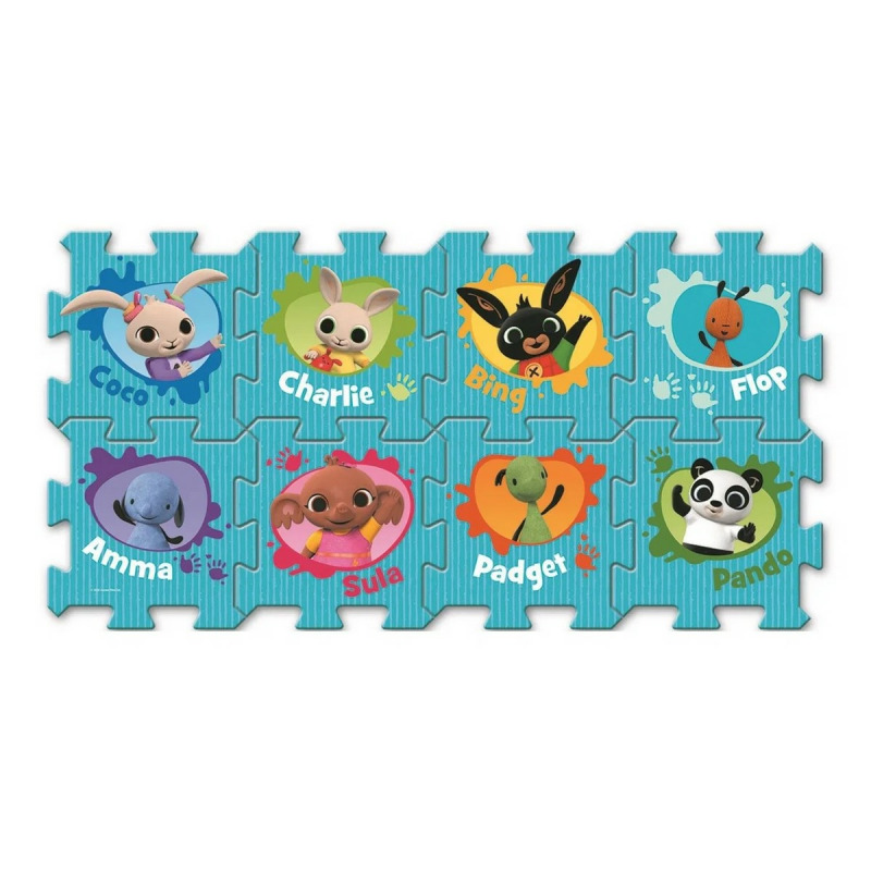 Trefl Pěnové puzzle Bing Bunny 32x32x1,5cm 8ks ve fólii