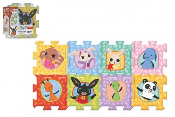 Trefl Pěnové puzzle Bing Bunny 32x32x1,5cm 8ks ve fólii