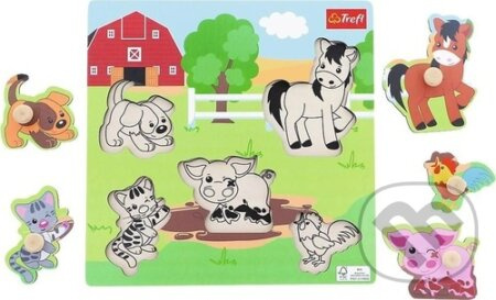 Trefl vkládačka Farma