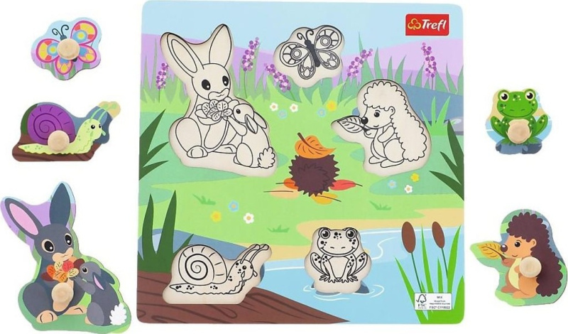 Trefl vkládačka Louka