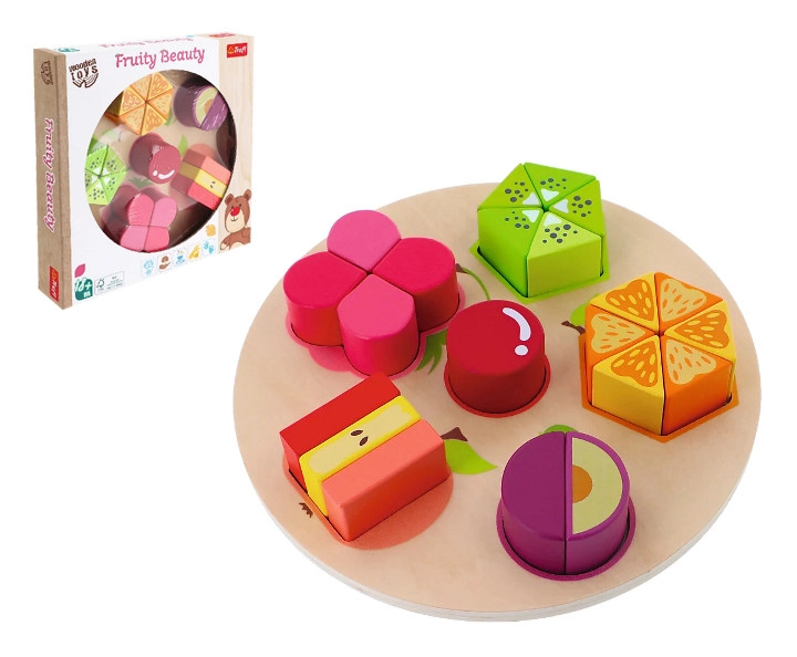 Fruity Beauty dřevěná vkládačka s ovocem