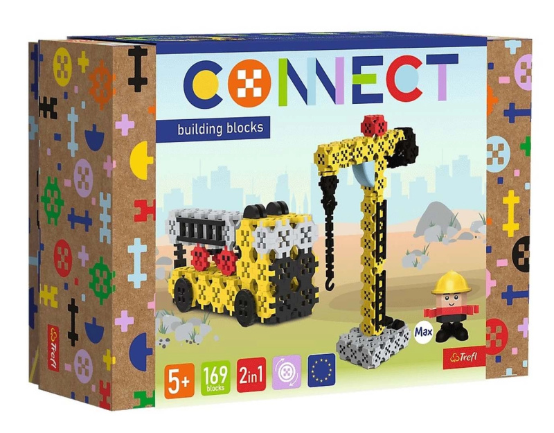 Stavebnice hydraulického autojeřábu Klocki Connect