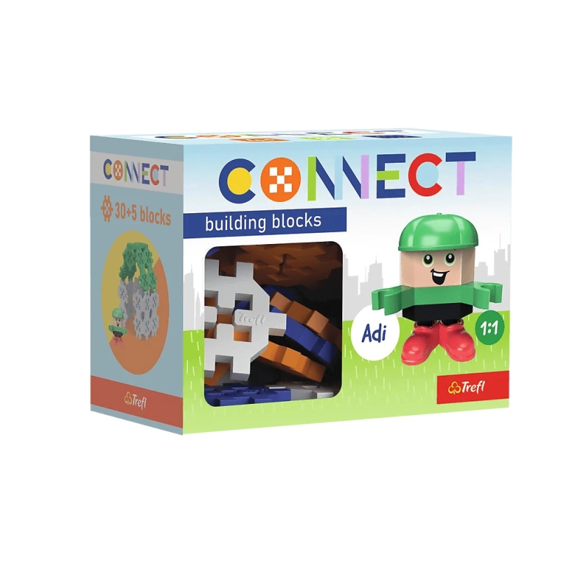 Stavebnice Connect Pocket Boy Adi – kreativní kostičky pro děti