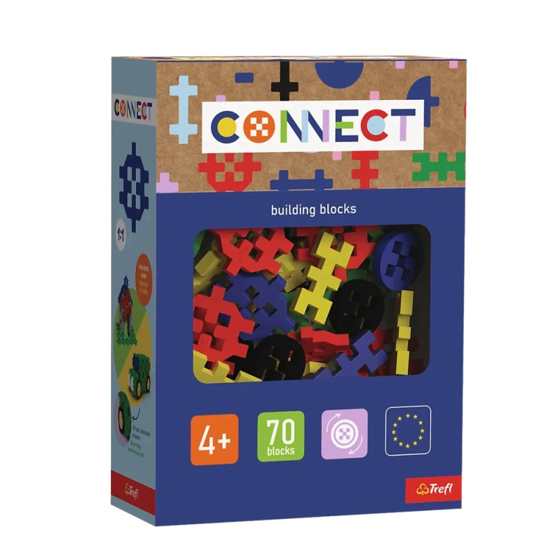 Stavebnice TREFL Connect Basic 70 – pro kluky