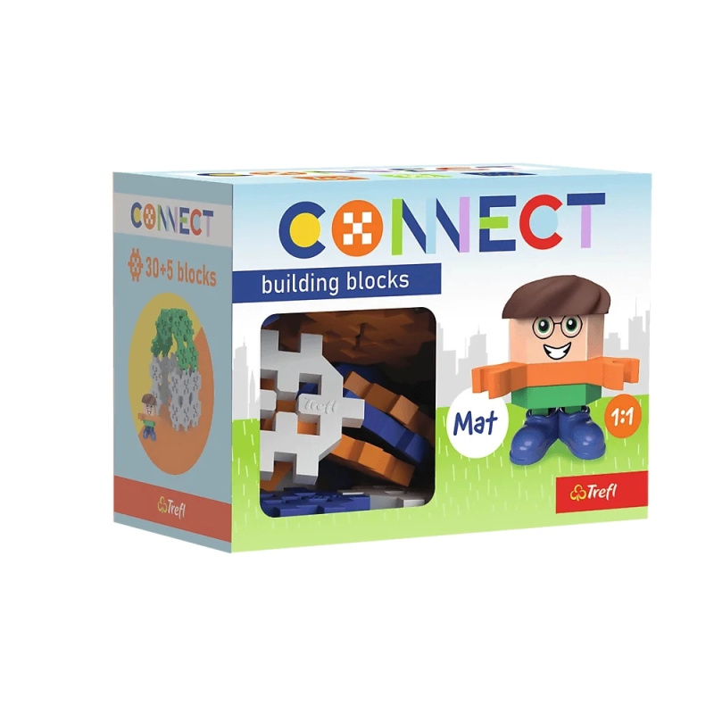 Stavebnice Connect Pocket Boy Mat 35 dílků