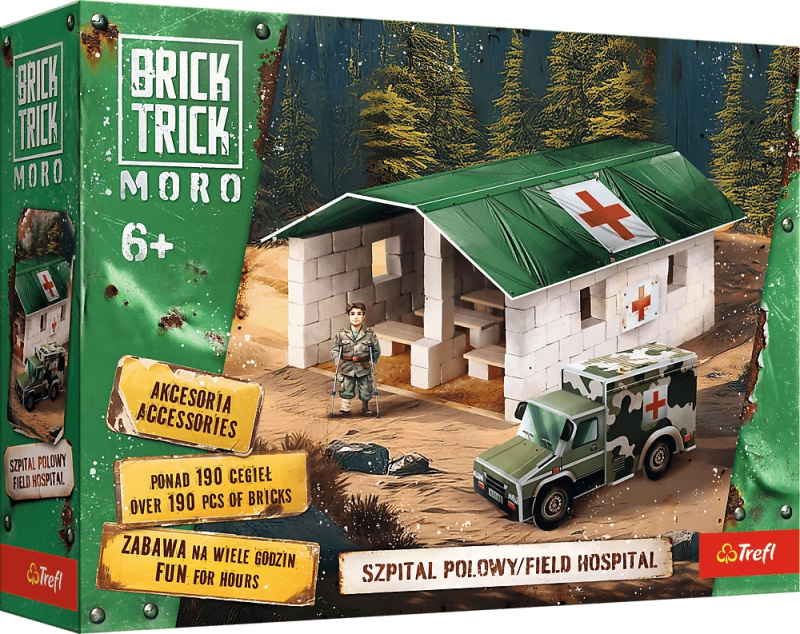 Trefl Brick Trick Moro: Polní nemocnice XL