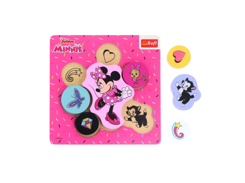 Trefl Dřevěné puzzle (Sladká a roztomilá - Minnie Mouse)