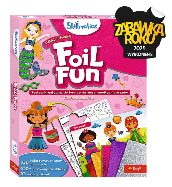 Trefl Skillmatics Foil Fun módní kreace